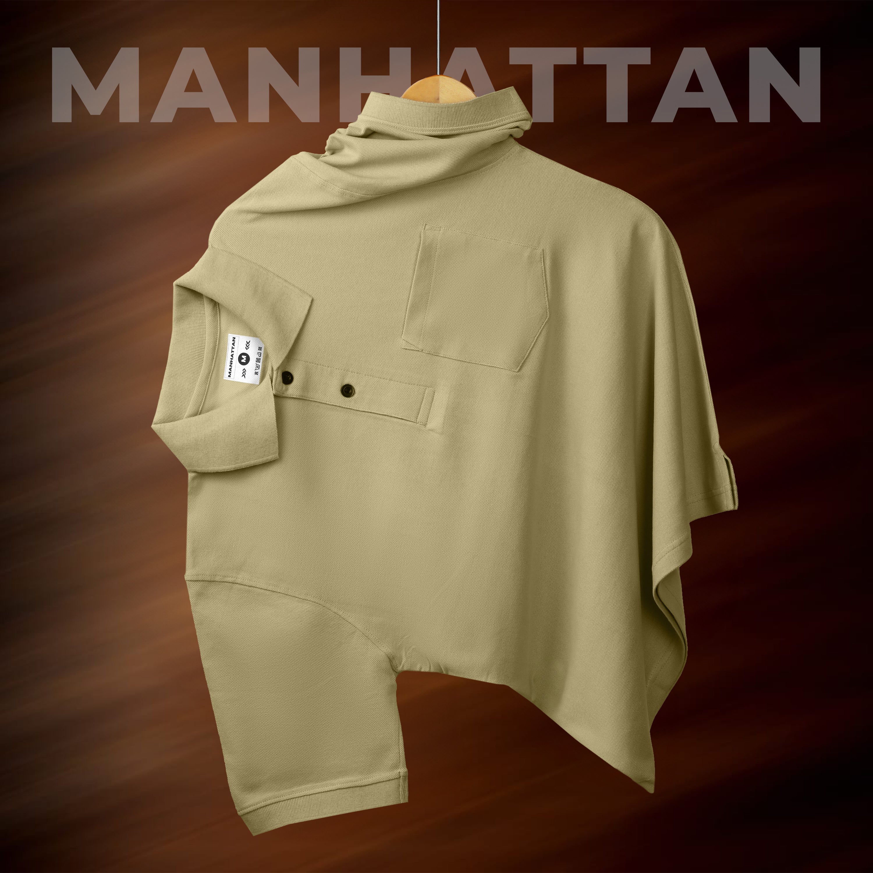 Pure Cotton Polo Pocket T shirts (Beach)