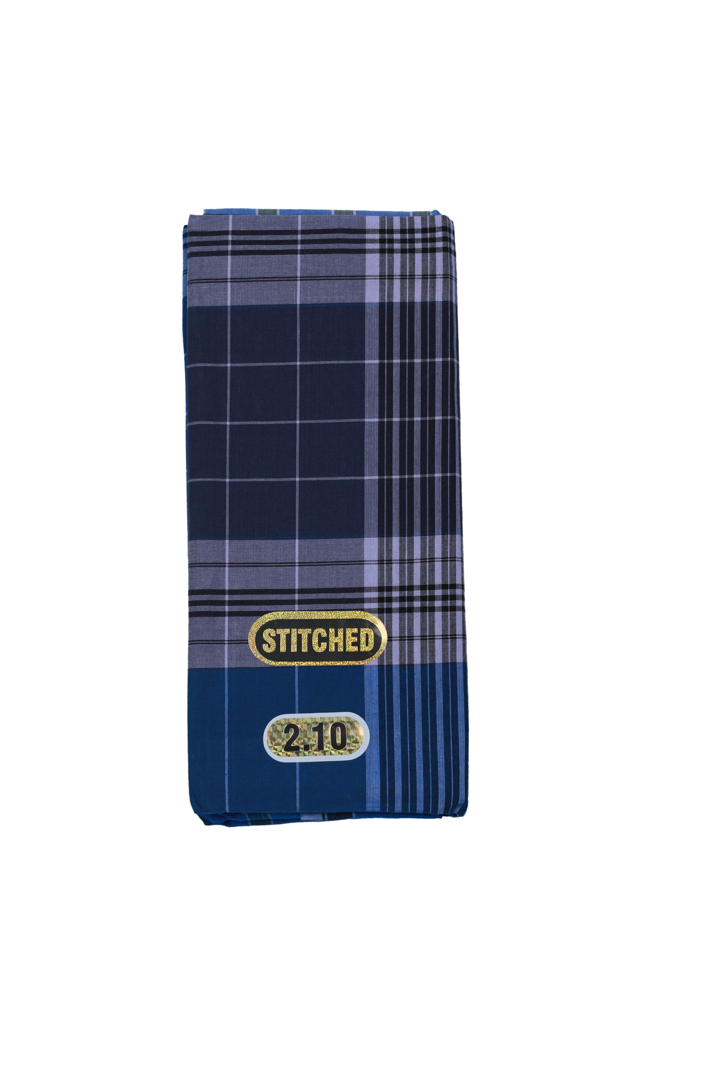 Pure Cotton Stitched Lungies 2.10 mts (Single Lungie) - Image 7