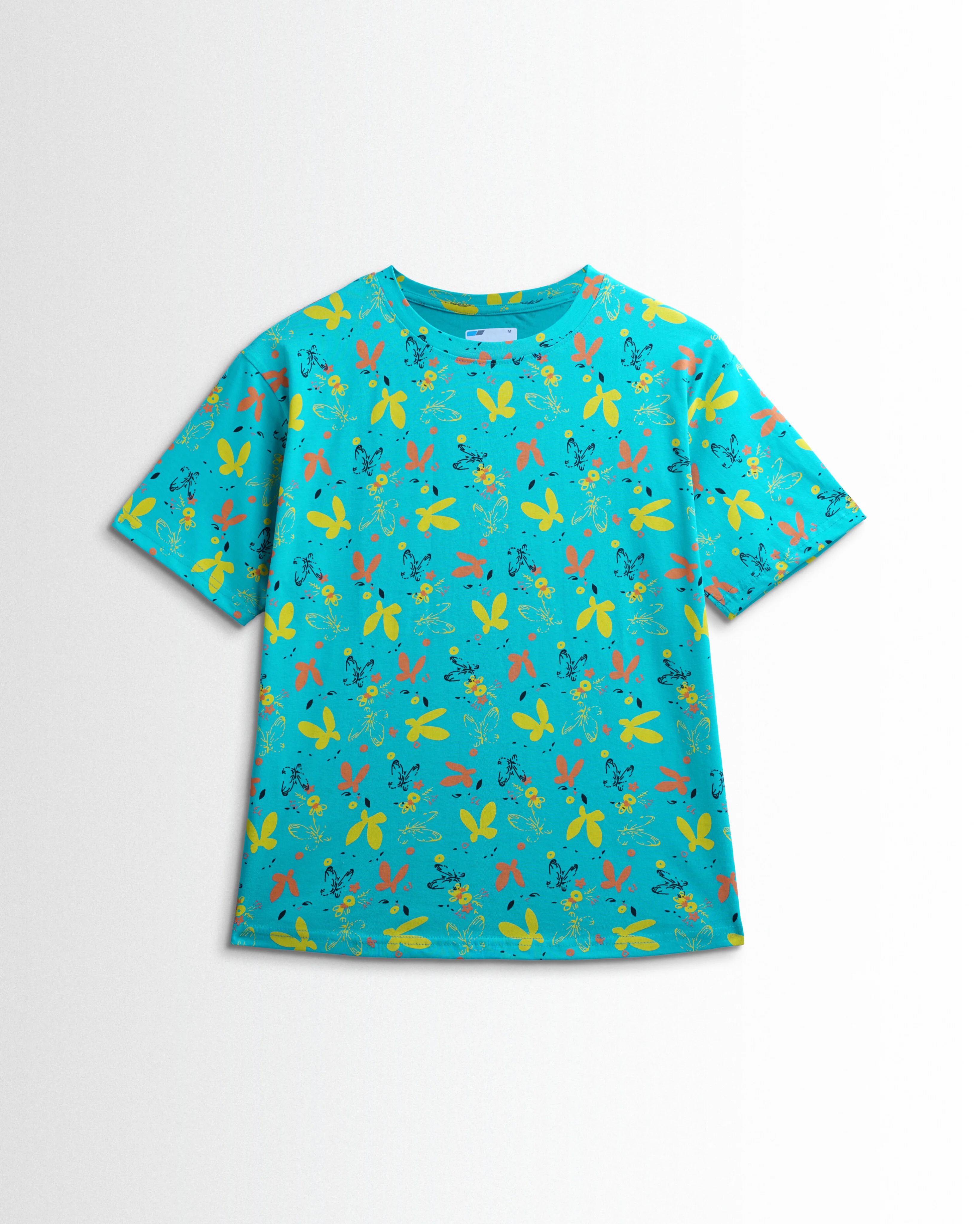 Women's Co ord set Jade Green flowers - Image 3
